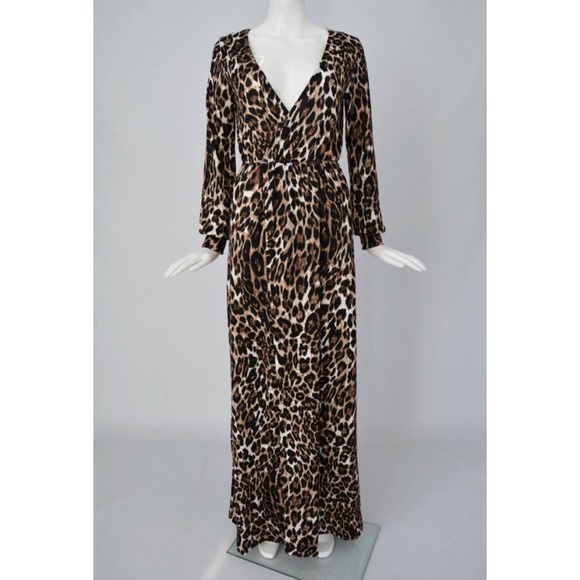 🎉 Host Pick! 🎉 NEW! Maxi Leopard Print Dress - Picture 4 of 8